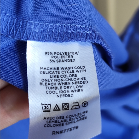 Ann Taylor Periwinkle Blue Midi Wrap Dress Size S NWT - Picture 6 of 6
